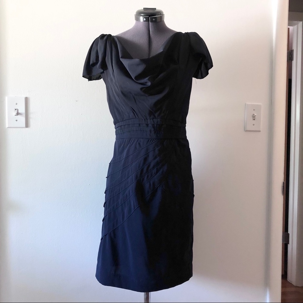 Elegant Draped Cocktail Dress
